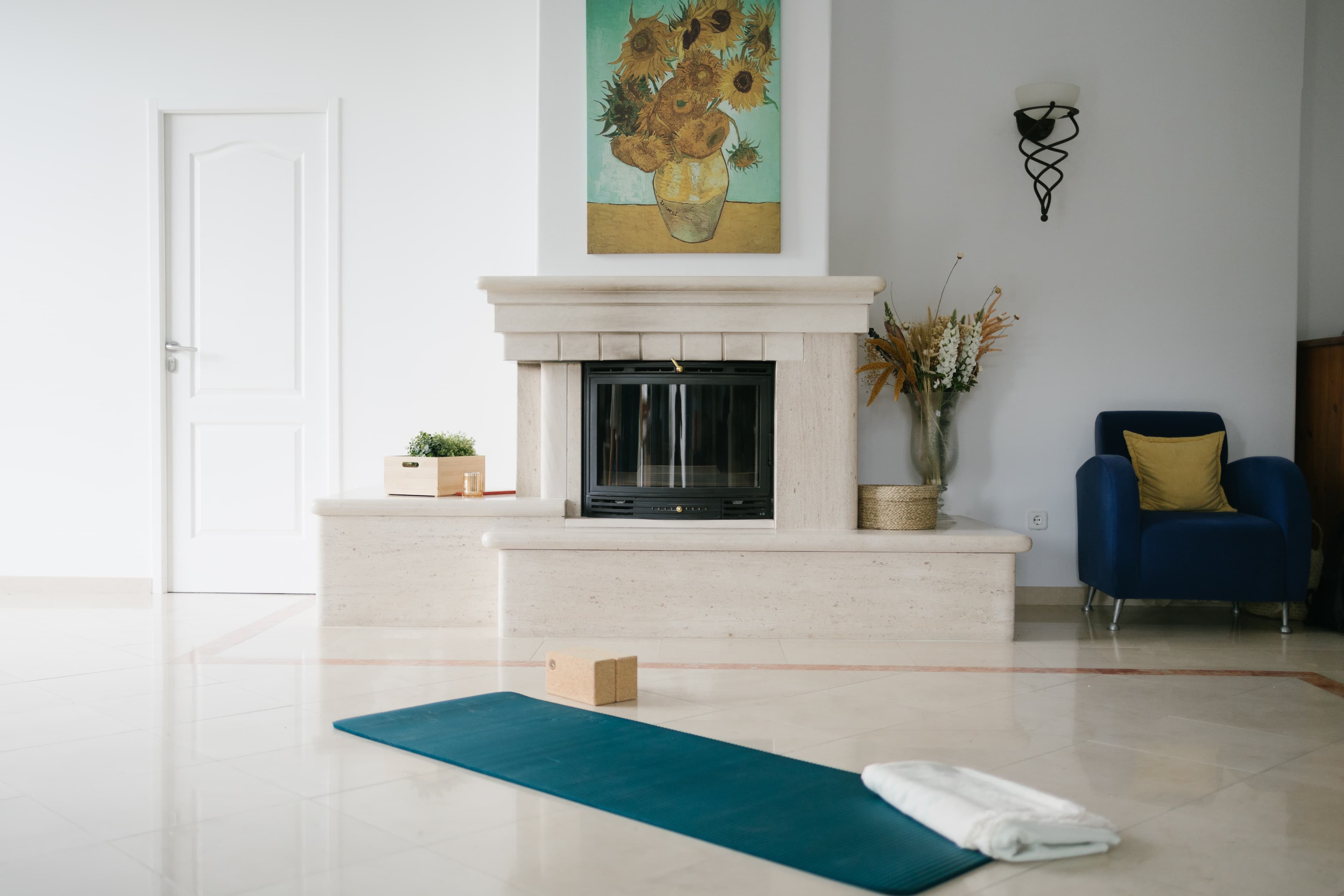 Relaxing corner of a living space